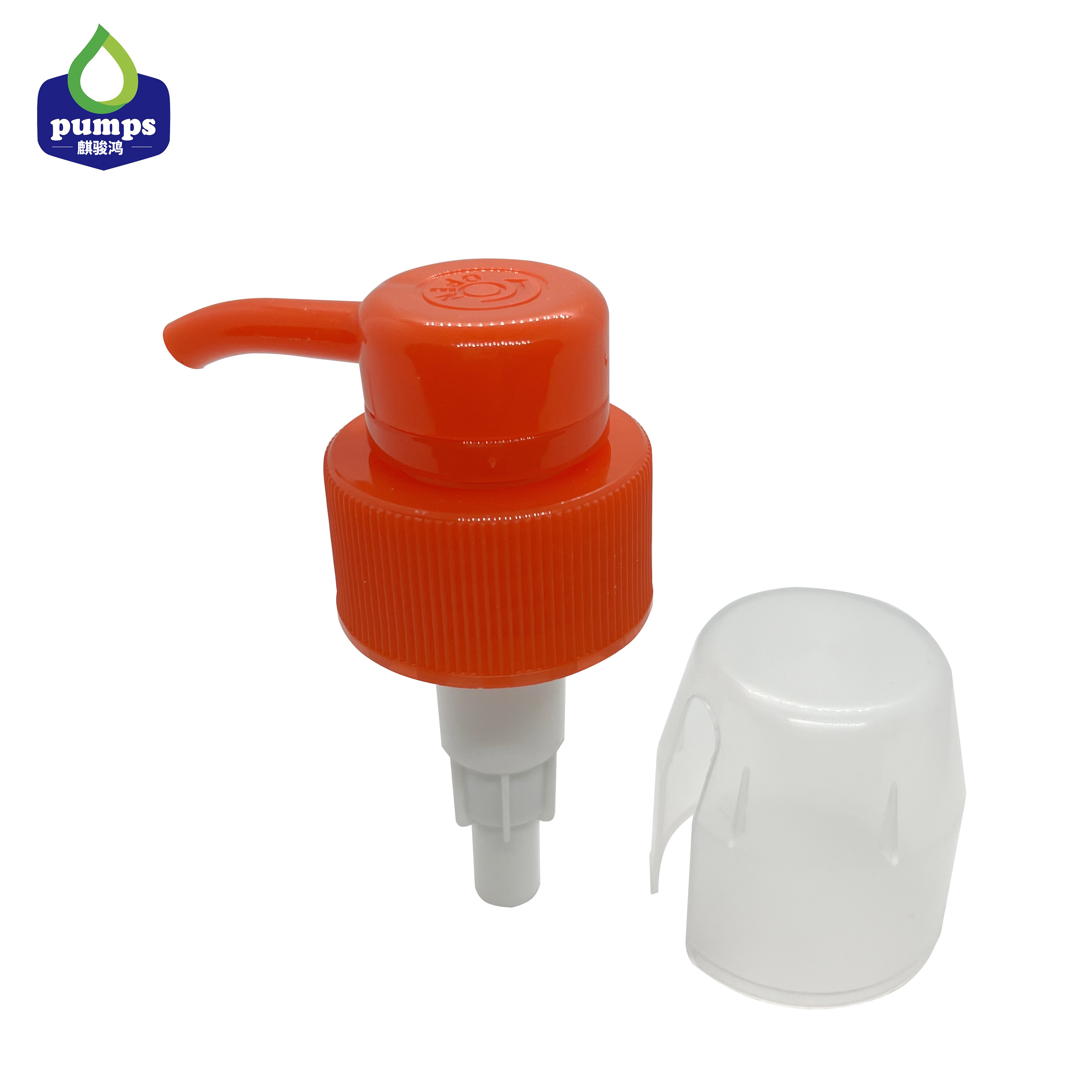 Cheap Plastic lotion pump with caps size 38/415 4cc directly manufacturer from China for sale