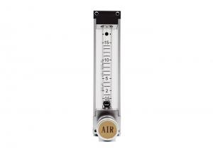 Cheap Regulating Valve 15l Compressed Air Flowmeter Gas Rotameter Easy Reading for sale