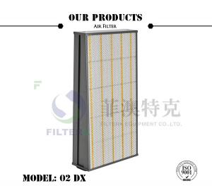 Cheap 300Pa Initial Resistance Flat Panel Filter For Gas Turbine Air Inlet AAF 02 DX Model for sale