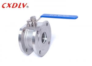 Cheap 1pc Handle Wafer Flanged Ball Valve PTFE PPL Seat Italy Ball Valve Normal Pressure for sale