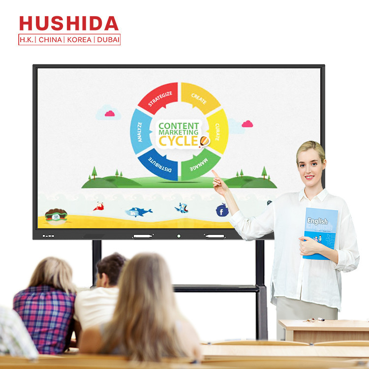 Cheap 86 Inch 4K UHD Touch Screen Interactive Whiteboard IR Education Smart Board for sale