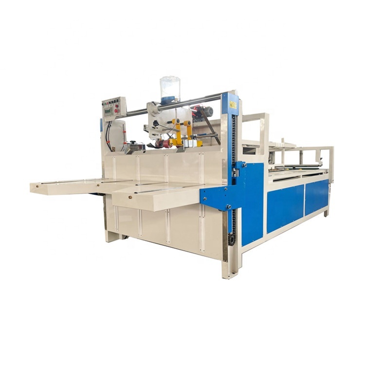 Cheap Computerized Corrugated Cardboard Carton Box Forming Folding Gluing Making Machine with Long Warranty and High Safety for sale