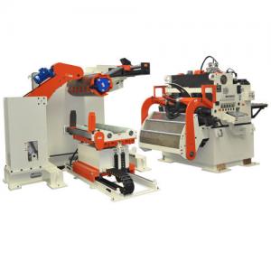Cheap Fully Automatic 3 in 1 Metal Coil Sheet Punching Decoiler Flattening Feeder Machine for sale