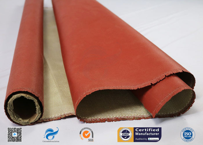 Cheap 260 ℃ Heat Resistant Insulation Silicone Coated High Silica Fabric for sale