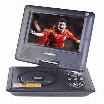 Cheap 7-inch Portable DVD Player for Car Outdoor Travel, with 20ms Response Time for sale