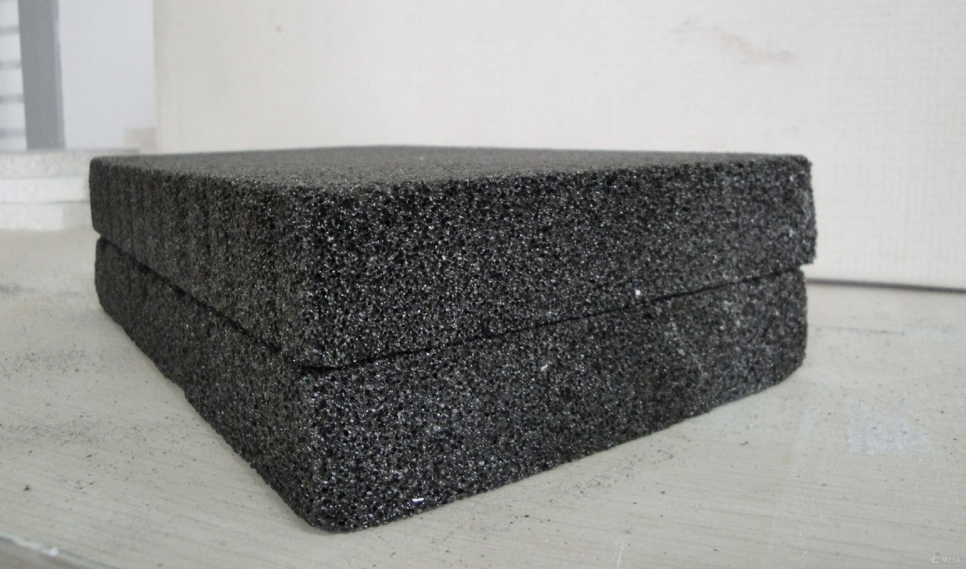 China Cellular glass foam glass for building material insulation, High performance heat insulation/sound insulation foam glass on sale