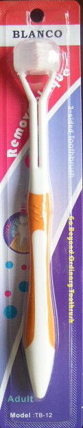 Cheap 3 Sided Triple Toothbrushes for Adult tooth brushes SD-CR01 for sale