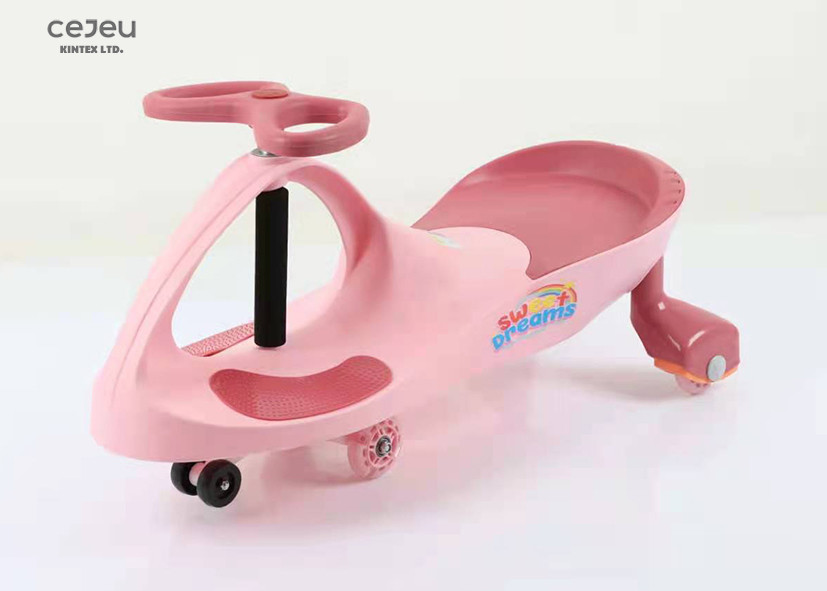 Cheap Pink 3 Year Olds Ride On Wiggle Car 82*52*40CM Steering Universal for sale