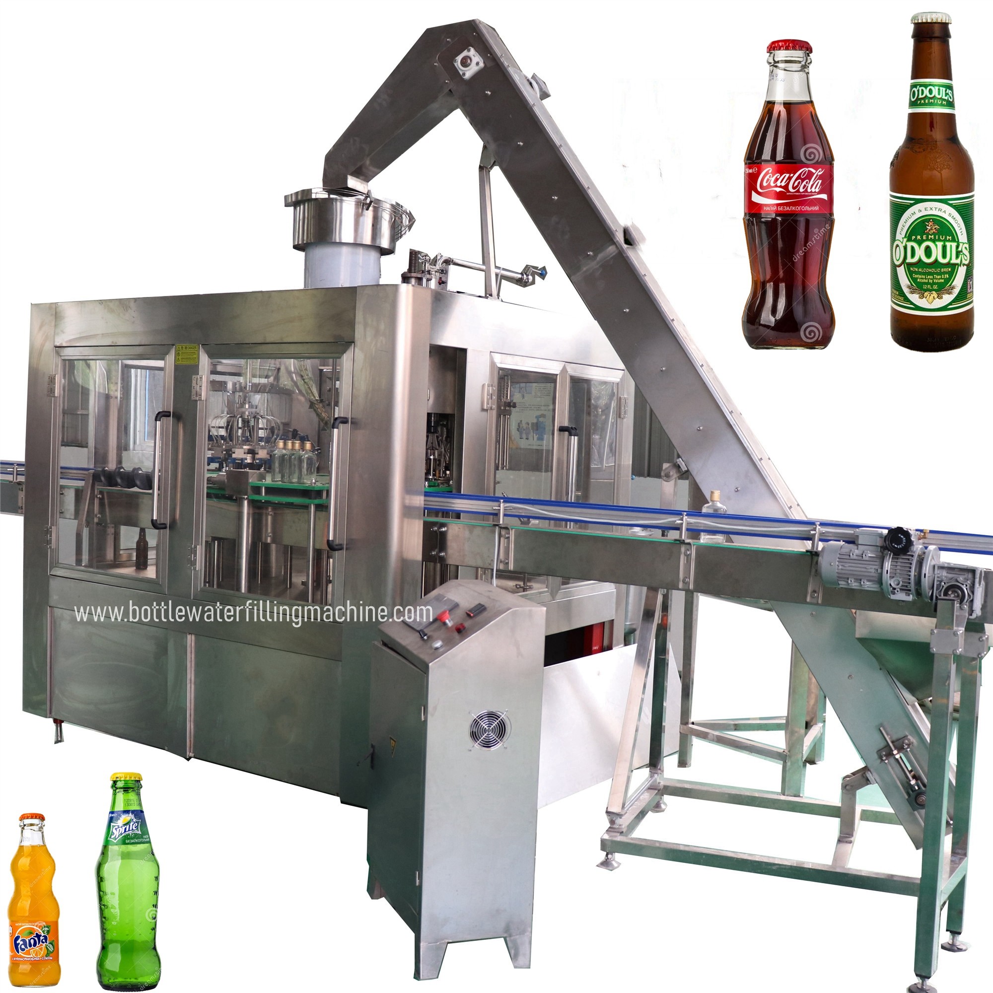 Cheap 8000bph  Monoblock Carbonated Drink Filling Machine Touch Screen Control for sale