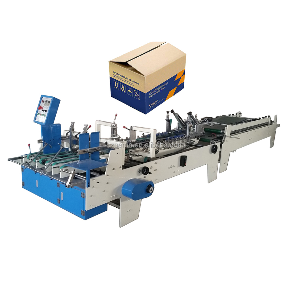 Cheap Automatic Electric Folding And Gluing Machine for Industrial Use for sale