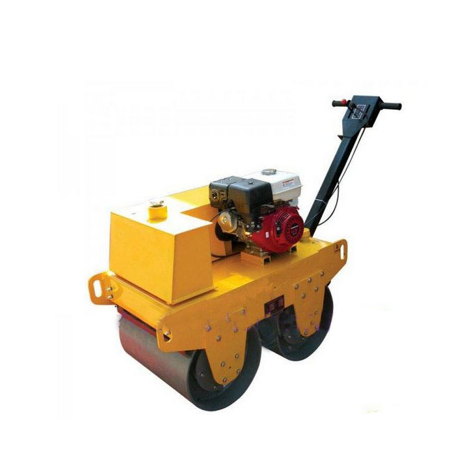 Cheap DS-VR003 Hand Double Drums Diesel Walk Behind Vibratory Roller for sale