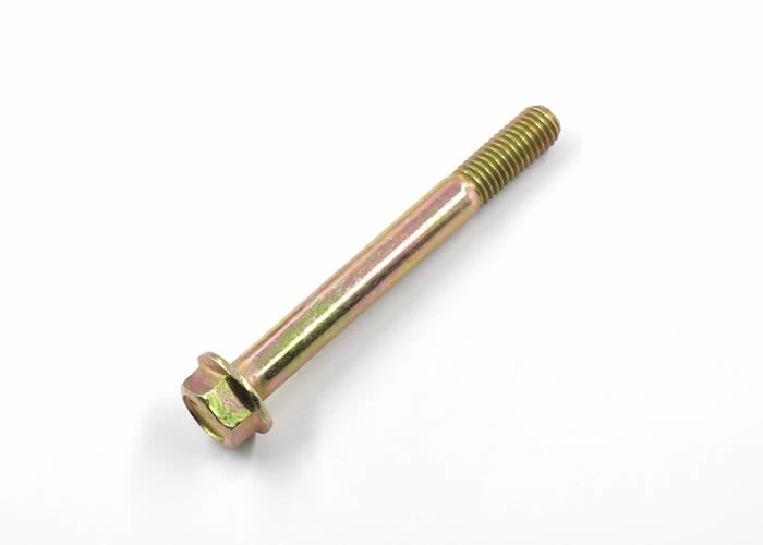 Cheap Yellow Zinc Plated ASME Grade 5 Hex Flange Head Bolt Used in Construction Fields for sale