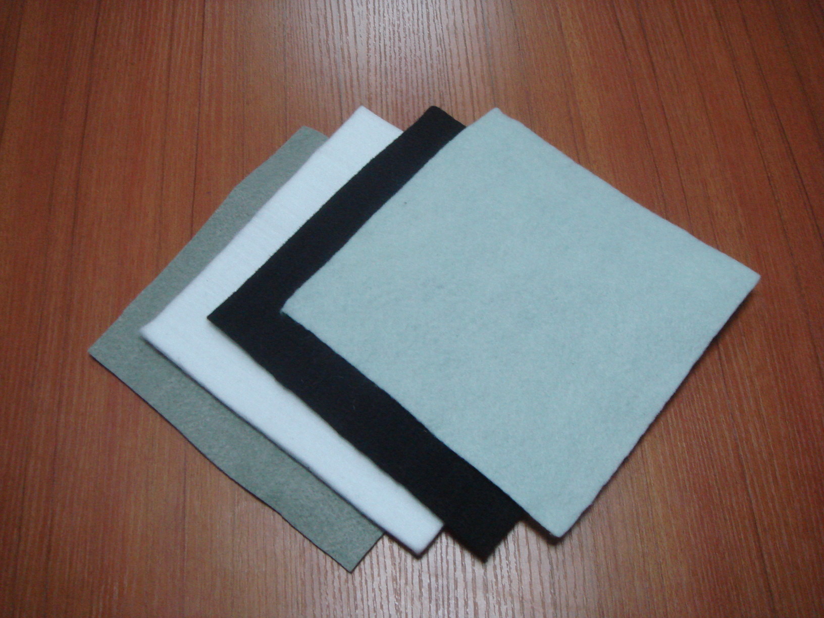 Cheap White / Black Short Fiber Needle Punched Geotextile / Non Woven Geotextile for sale