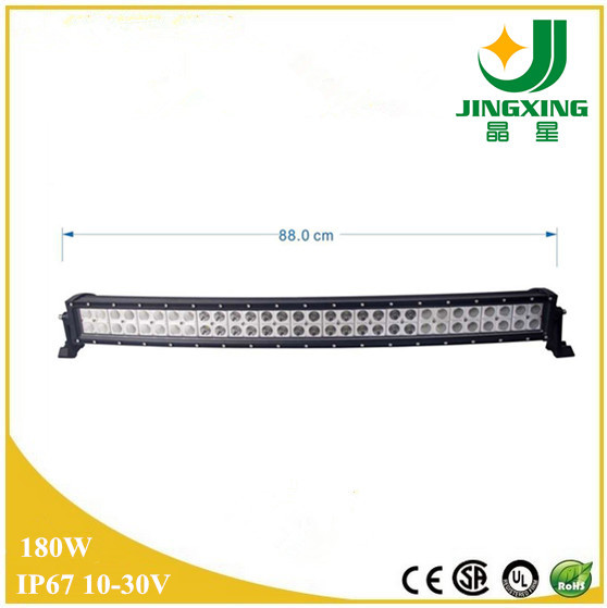 Cheap 33" offroad double row led light bar 180w curved led light bar for sale