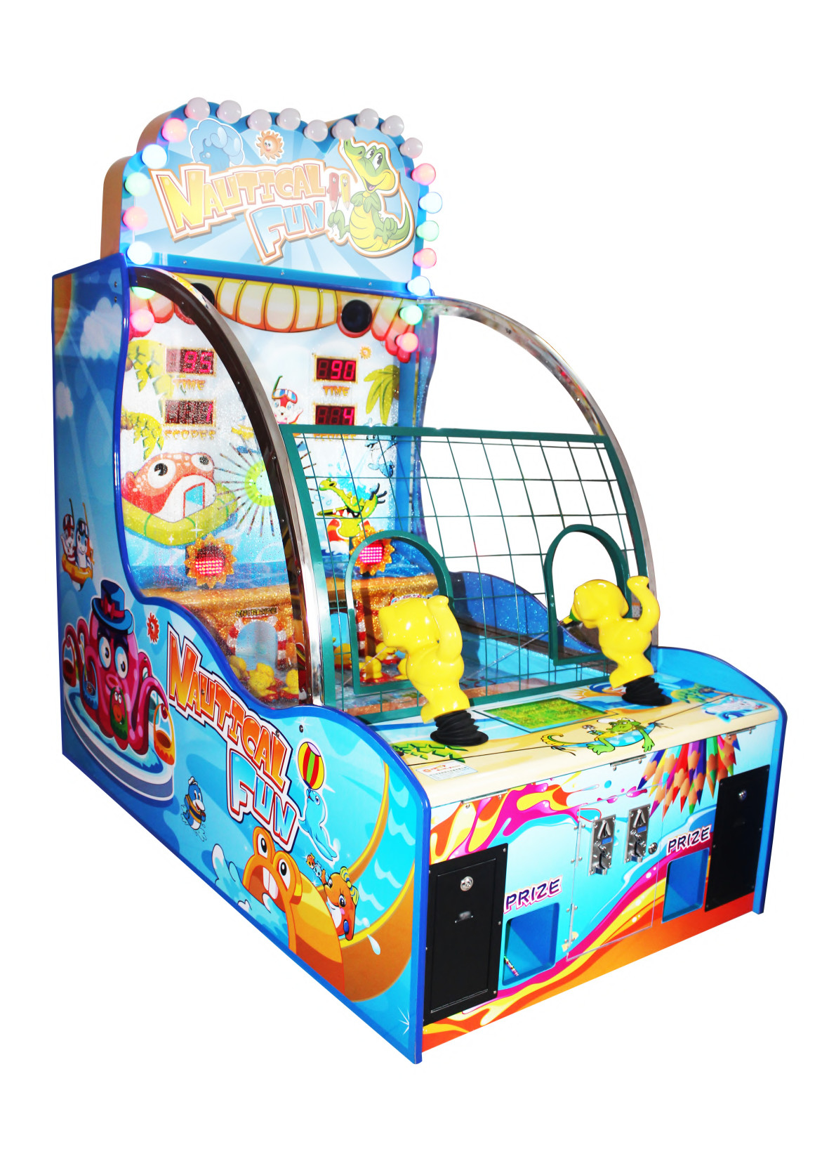 Cheap Nautical Fun Shooting Arcade Machine Two Players For Indoor Game Center for sale