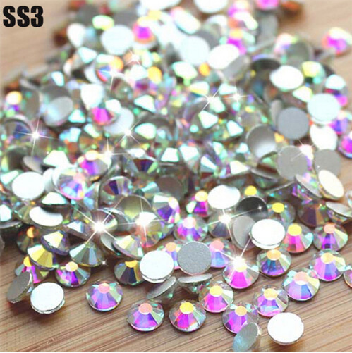 Cheap Top China swaro crystal stone wholesale nails stones for design ss10 crystal ab for sale