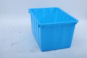 Cheap plastic turnover box with bottom drainage holes for sale