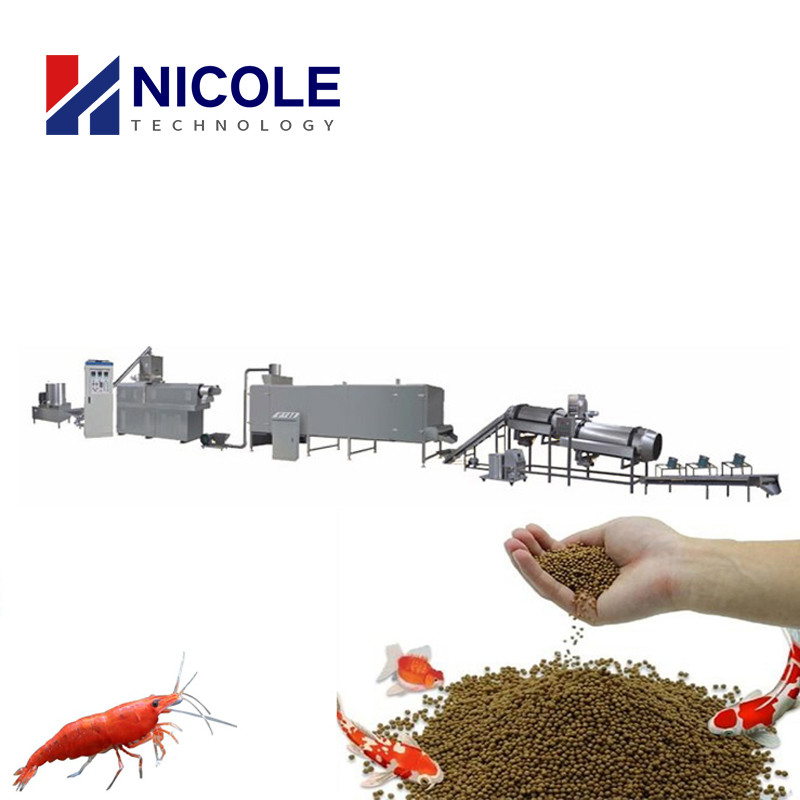 Cheap Extruder Fish Feed Production Line Automatic Floating Fish Feed Making Machine for sale