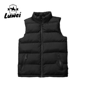 Cheap Luxury Quality Weighted Sleeveless Fishing Utility Custom Cotton Quilted Coat-half Sleeve Zipper Waistcoat Men Vest for sale