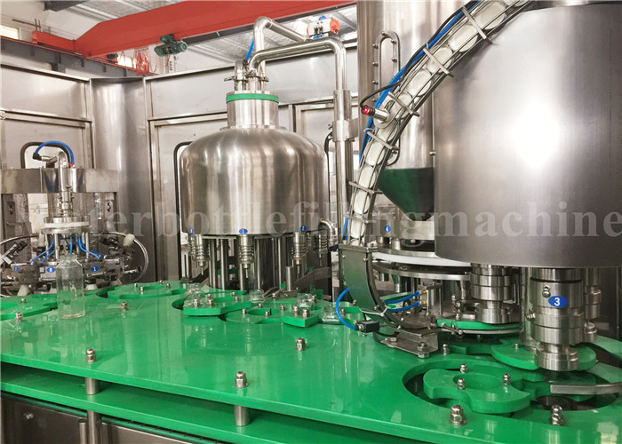 Cheap Rotary Glass Bottle Filling Machine Mango Juice Bottling Packaging Plant 4.23kw for sale