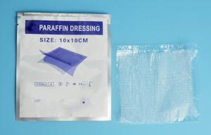 Cheap Soft Sterile Paraffin Gauze Dressing , Surgery Wound Care Vaseline Gauze Pad for sale