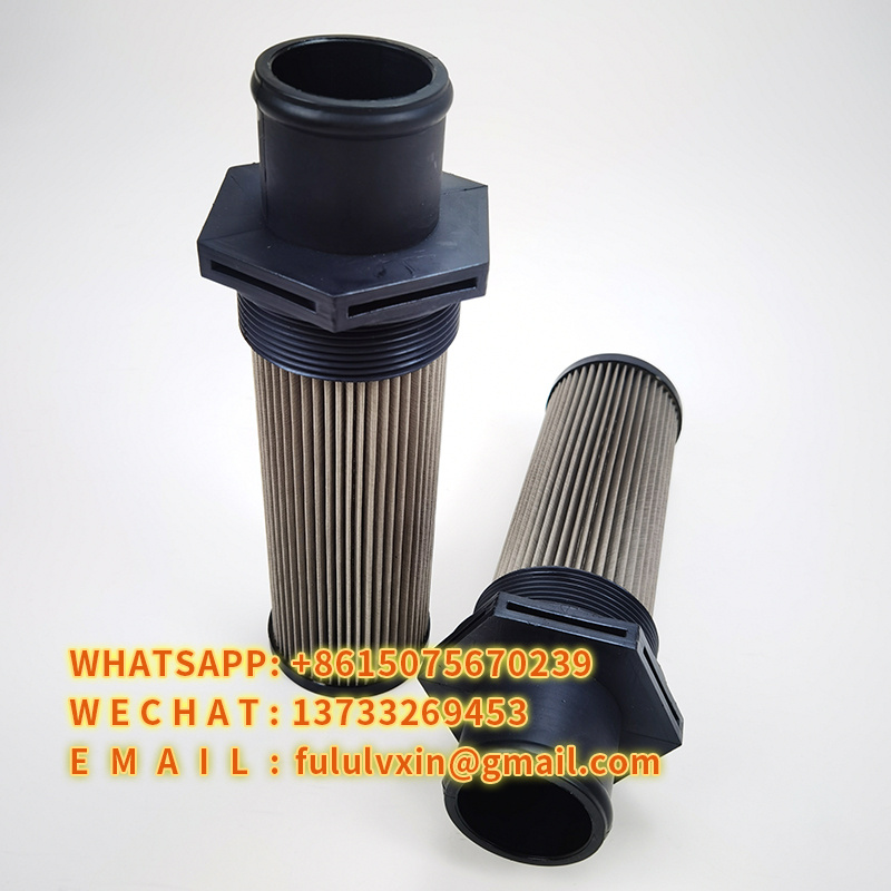 Hydraulic Oil Suction Filter For Construction Machinery 0190SHB125W Stainless Steel