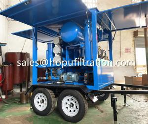 Cheap Mobile Trolley PLC type Vegetable Transformer Oil Purifier, Movable Transformer Oil Filtration Service Equipment for sale