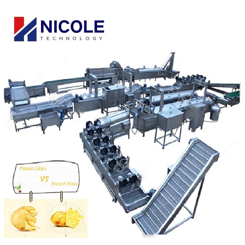 Cheap Electric 80 - 200kg/H Pellet Frying Line Fully Automatic for sale