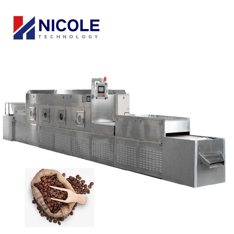 Cheap Coffee Beans Microwave Dryer Machine Continuous Belt Transmission Drying Equipment for sale