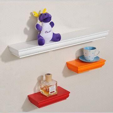 Cheap Crackle Paint Cross Bar Wall Shelves with Drawer, Used for Household Decoration Purposes for sale