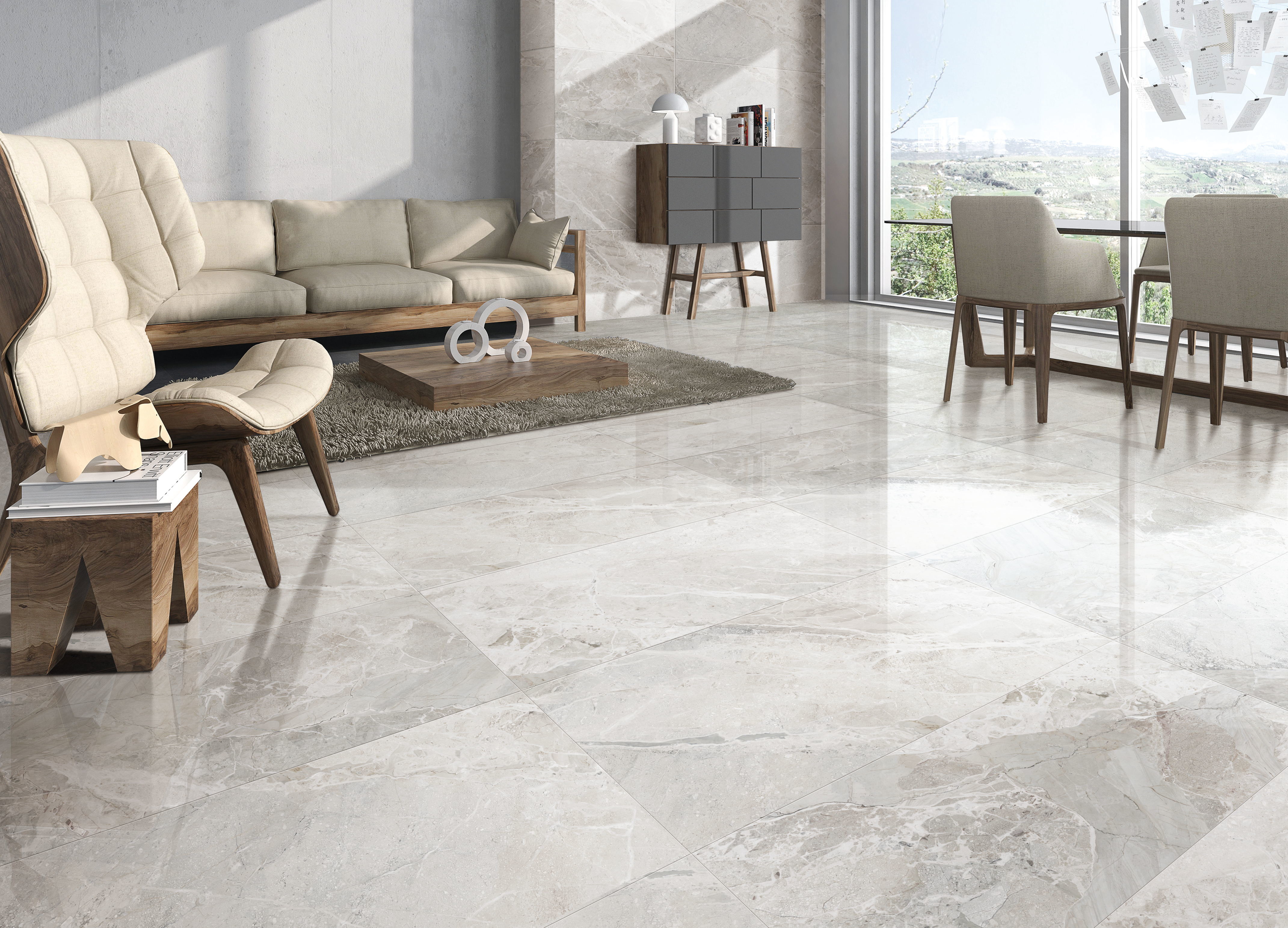 Cheap Contemporary Style Glazed Porcelain Tile Floor And Wall Decoration for sale