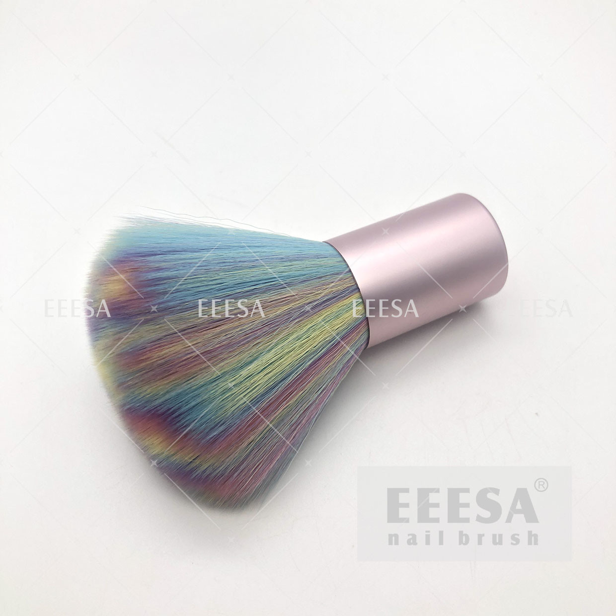 Cheap Colorful Nail Dust Cleaning Brush  Soft Nylon Hair Customized Laser  Logo for sale