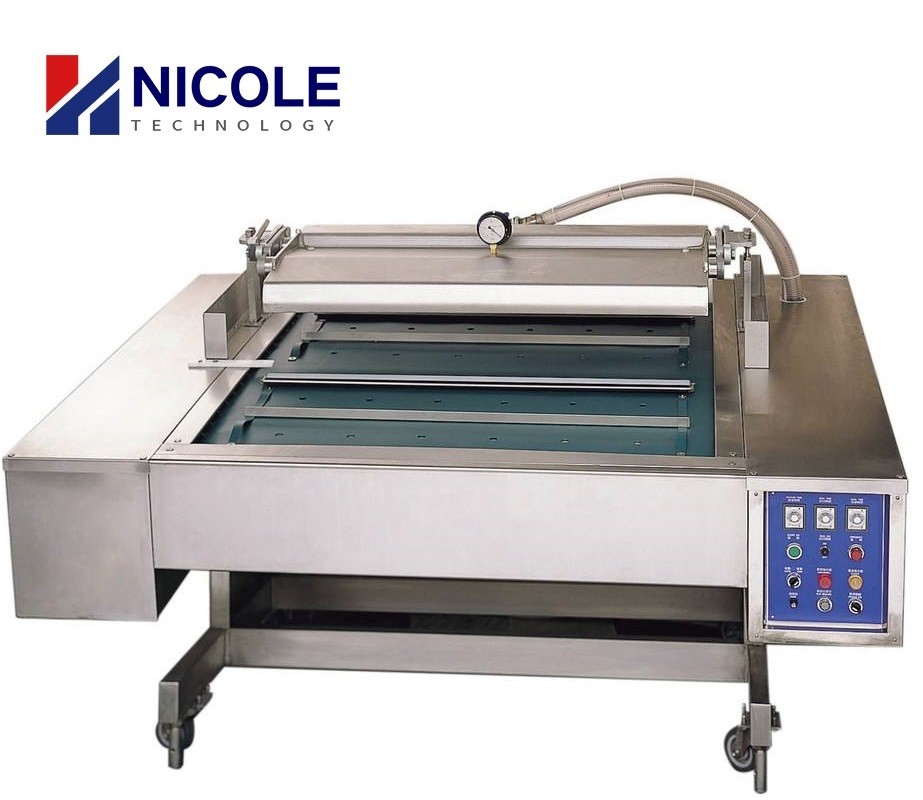 Cheap Commercial Semi Automatic Vacuum Packing Machine Continuous For Airtight Food for sale