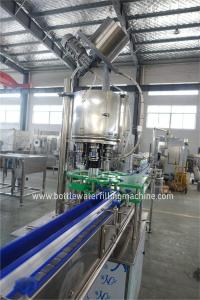Cheap 30cl Soft Drink Making Machines , Soft Drink Canning Machine 304 Steel for sale