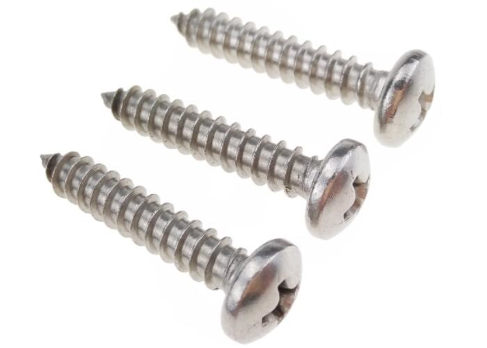 Cheap A2 Stainless Steel Metal Screws Pan Head Self Tapping Screws for Metal Sheet for sale