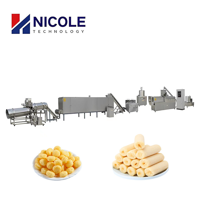 Cheap 150kg/H Corn Snacks Making Machine Industrial Food Core Filling for sale