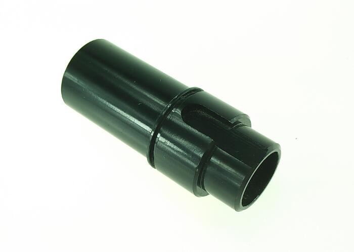 Cheap Black Threaded Plain Bearing Bush , Oxidized Aluminum Bushings For Air Sensor 12 X 50 mm for sale