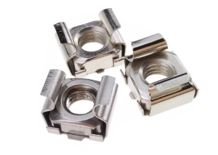 Cheap Polished Hardware Nuts Bolts Sqaure Mounting Stainless Steel M6 Cage Nuts for sale