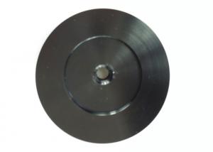 China Custom Machining Metal Parts Bright Black Anodizing M5 Aluminum Feet for Audio on sale