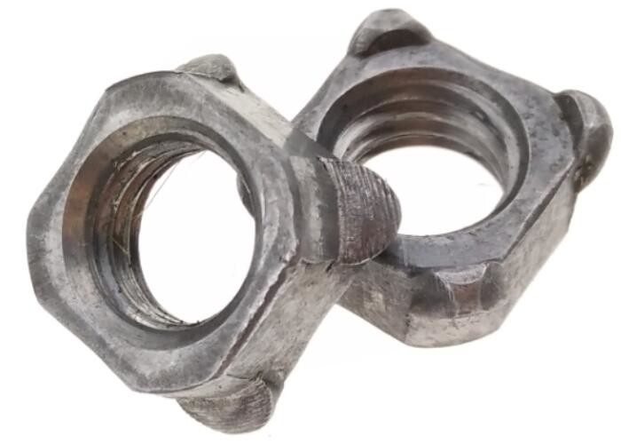 Cheap Stainless Steel M6 DIN 928 Square Weld Nut ST37 Plain Plated Grade 5 for sale