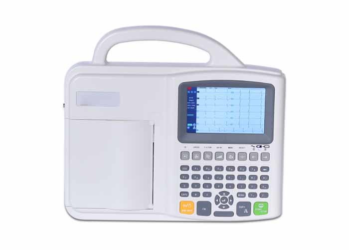 Cheap 100dB CMMR 7 Leads Ergonomic ECG EKG Machine High Accuracy for sale