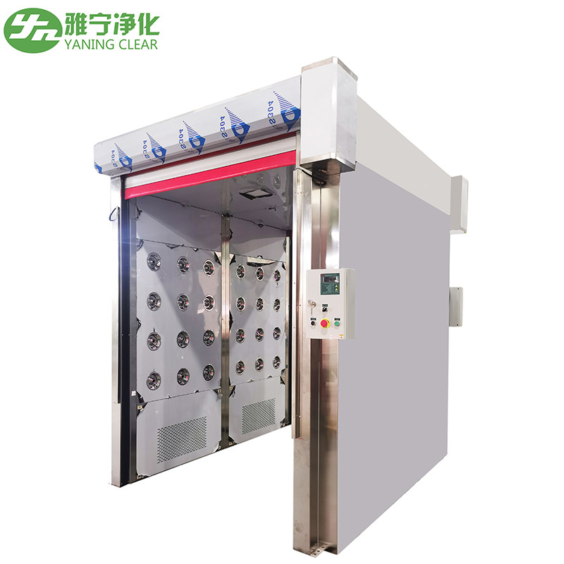 Cheap Intelligent Cargo Air Shower Tunnel Pvc Fast Rolling Shutter Door Low Noise for sale