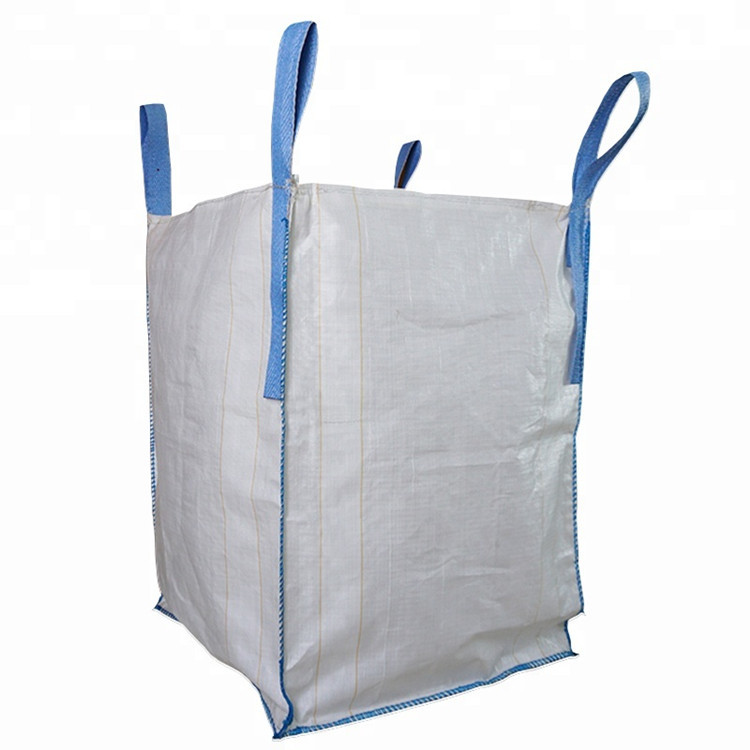 Cheap U - Panel 1 Tonne Bulk Bags , PP Container Bag With Discharging Spout for sale