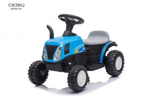 Cheap 37 Months MP3 Blue Ride On Tractor 4KM/HR T7 6V EU Standard for sale