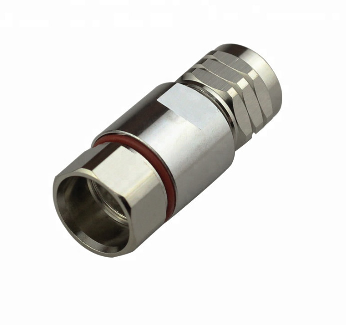 Cheap High quality N type male rf straight connector for 1/2 coaxial feed cable for sale