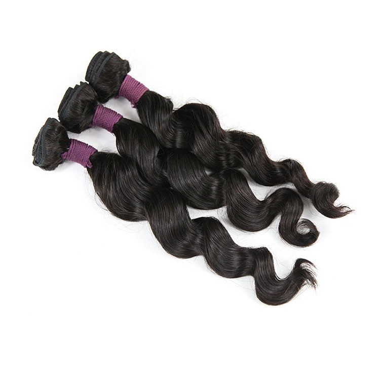 Quality Brazilian Loose Wave Virgin Human Hair Bundles Kinky Curly Grade 8A Weave  wholesale