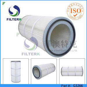 Cheap Spunbond Polyester Nonwoven Air Filter Cartridge 99.9% Efficiency for sale