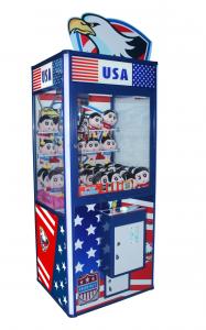 Cheap USA Style Crane Amusement Machine Vertical Fun Toy Crane Game Machine for sale