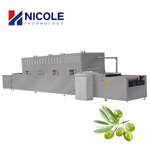 Cheap Olive Leaf Industrial Microwave Dryer Equipment Conveyor Belt Type Customized for sale
