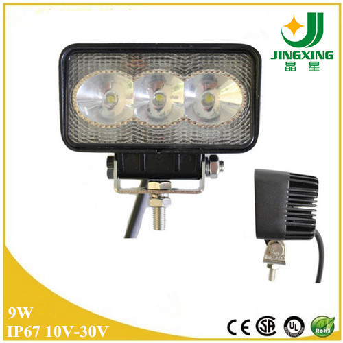 Cheap 4.5 " 10-32V Su geçirmez Off Road LED Sürüş Işık 9W Epistar LED Çalışma Işık for sale